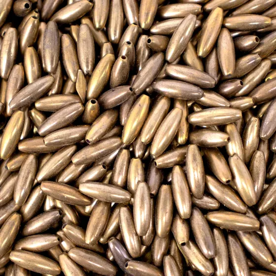 Arroz Liso Passante 4X12Mm Em Abs Com 500Gr