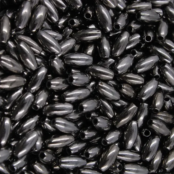 Arroz Liso Passante 4X8Mm Em Abs Com 500Gr