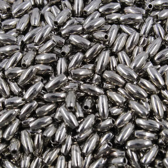 Arroz Liso Passante 3X6Mm Em Abs Com 500Gr