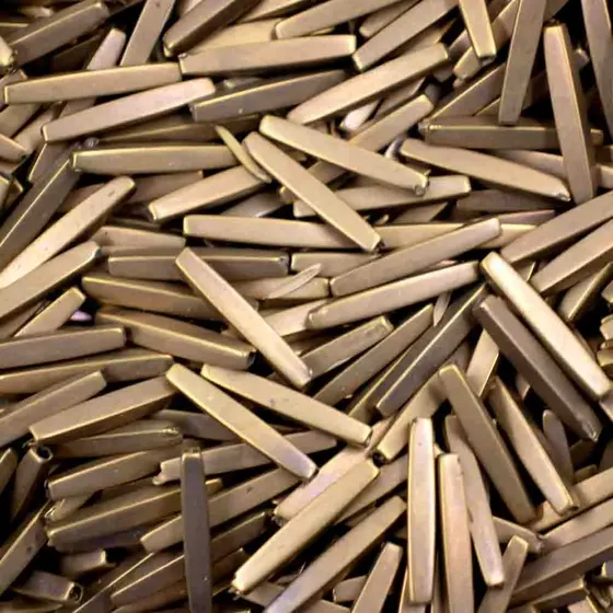 Palito Liso Passante 21X04Mm Em Abs Com 500Gr
