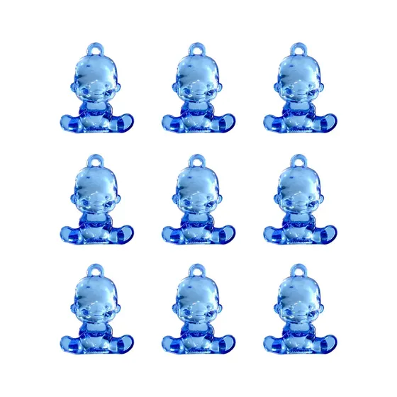 Pingente Bebe 28X23X12.6Mm Em Acrilico Com 500Gr
