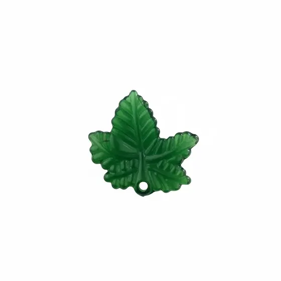 Pingente Folha 20X21Mm Em Acrilico