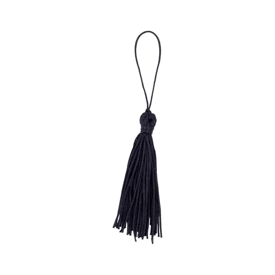 Pingente Pompom Tassel 70Mm Em Poliester Com 100 Pecas