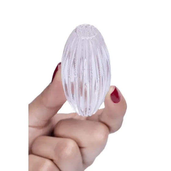 Passante Oval Frisado Em Acrilico 69X34Mm 500G