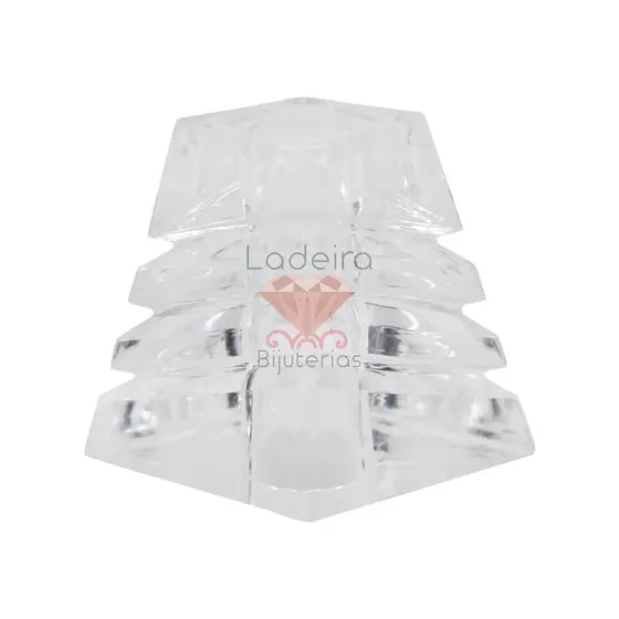 Piramide Passante 57X75Mm Em Acrilico Com 500Gr