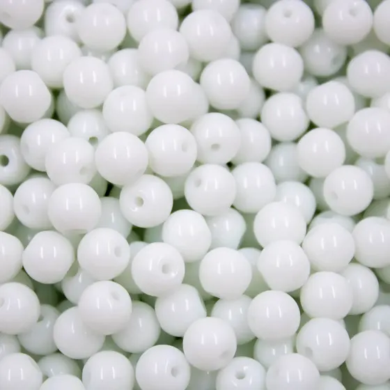 Bola Passante 08Mm Em Porcelana Com 450G