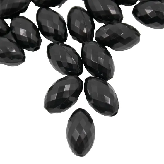 Passante Oval Sextavado 16X10Mm Em Acrilico