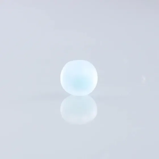 Bola Fosca Com Miolo Passante 08Mm Em Acrilico Com 500Gr