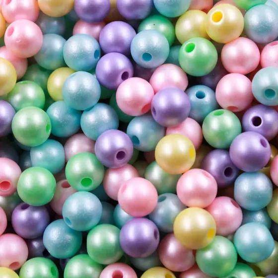 Bola Candy Fosca Passante 08Mm Em Plastico
