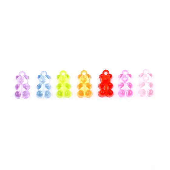 Pingente Urso 12X21Mm Em Acrilico