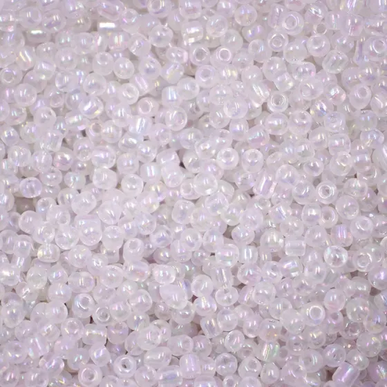 Micangao Transparente Irisado 3.6Mm (6/0) Em Vidro