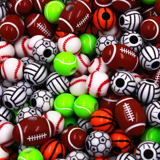 Entremeio Bola Esportes 8X15Mm Em Plastico