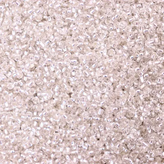 Micanguinha Com Miolo Prata 1.9Mm (12/0) Em Vidro