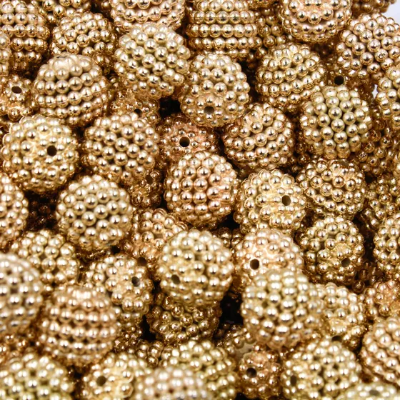 Bola Craquelada Passante 12Mm Em Abs