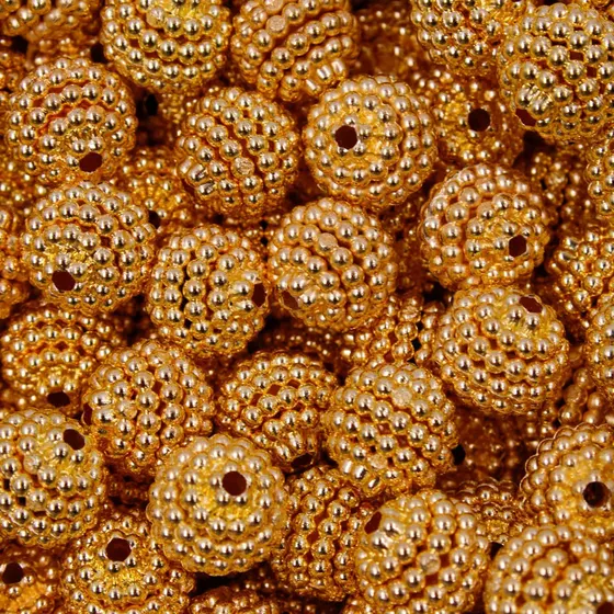 Bola Craquelada Passante 10Mm Em Abs