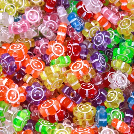Entremeio Florzinha Smile 10Mm Em Plastico