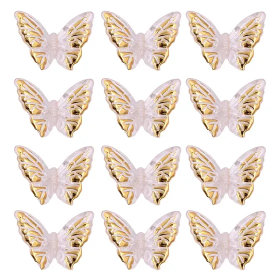 Borboleta 30X36Mm Em Abs