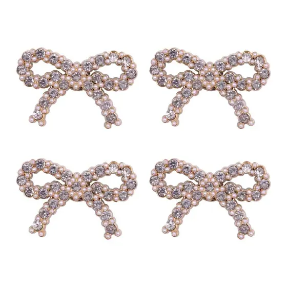 Pin Para Crocs Laco Em Abs Com 50 Pecas - Dourado