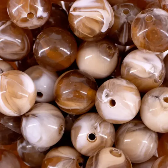 Bola Passante Mesclada 20Mm Em Acrilico