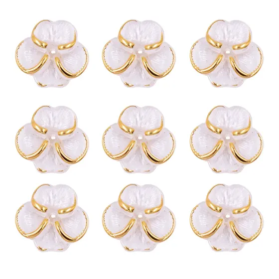 Flor De Cerejeira Passante 20Mm Em Abs
