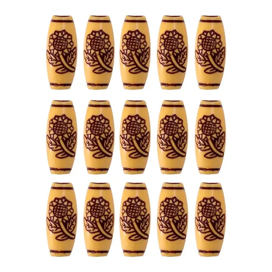 Tubo Passante Estilo Madeira 10X24Mm Em Plastico