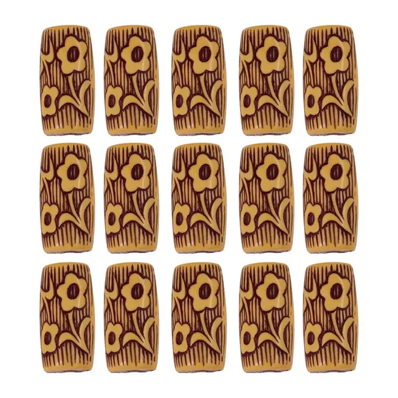 Tubo Passante Estilo Madeira 16X30Mm Em Plastico