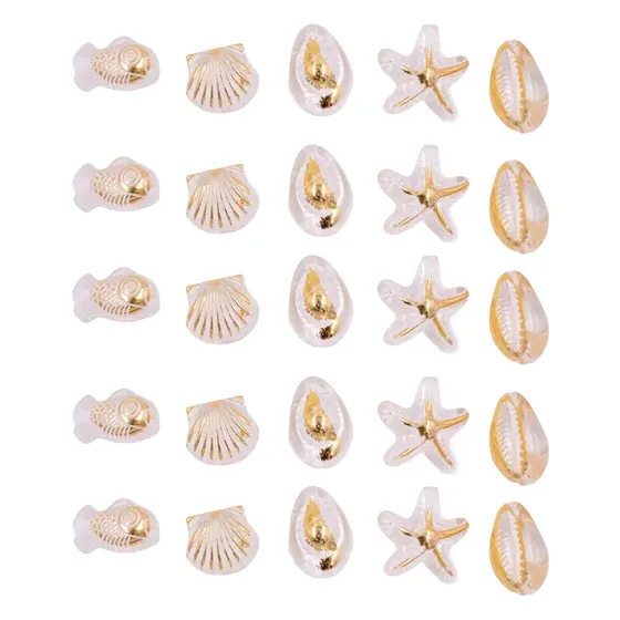 Entremeio Peixinho E Conchas Em Acrilico