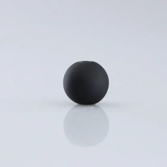 Bola Emborrachada Passante 12Mm Em Plastico Com 500Gr