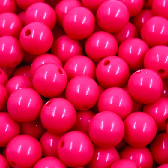 Bola Plastica Leitosa Passante 14Mm