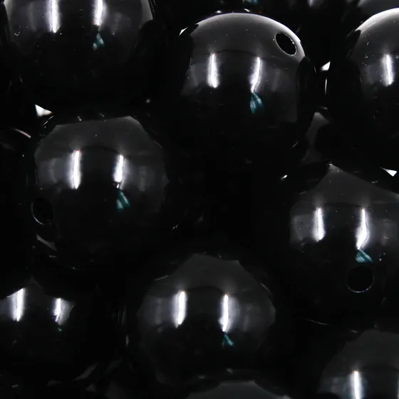Bola Plastica Passante Leitosa 26Mm