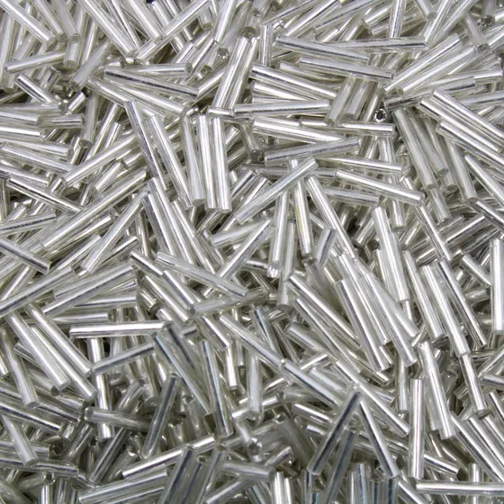 Canutilho 12Mm Em Vidro Com 500Gr