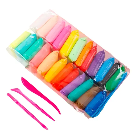 Massinha Para Modelar Em E.V.A Com 24 Cores