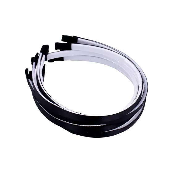 Tiara Com Dente Para Brinde 08Mm Em Cetim Com 12 Unidades
