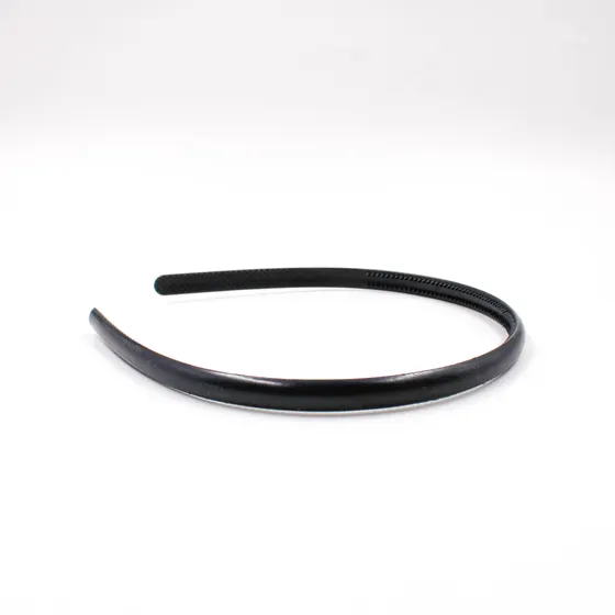Tiara Arredondada Com Dente 8Mm Em Plastico Com 12 Unidades