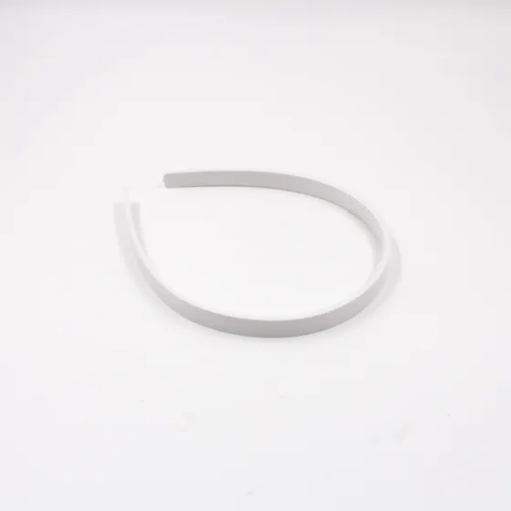 Tiara Quadrada Com Dente 08Mm Nacional Em Plastico