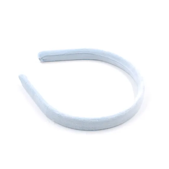 Tiara Candy Color 15Mm Em Plush Com 12 Pecas