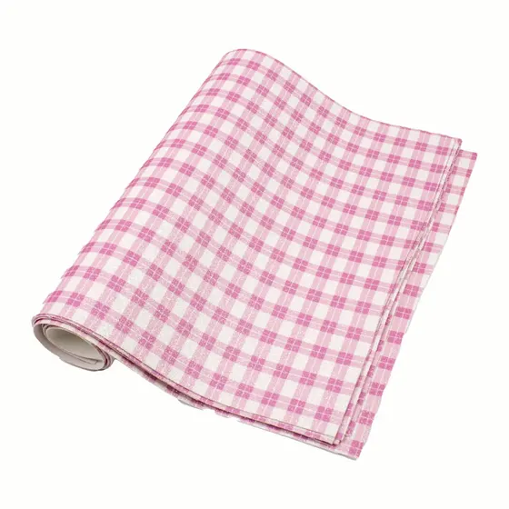 Lonita Glitter Xadrez 27X40Cm Com 06 Unidades - Rosa