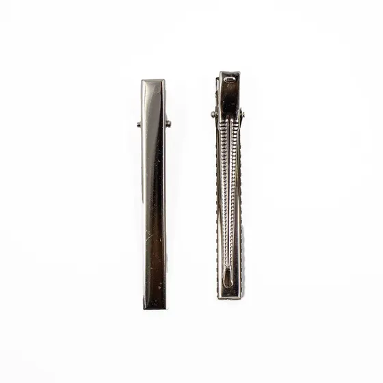 Bico De Pato Retangular 7.7Cm Em Ferro Com 100 Pecas - Niquel