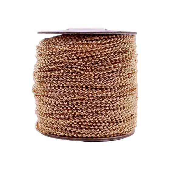 Corrente Bolinha 2.4Mm Em Ferro Com 100 Metros