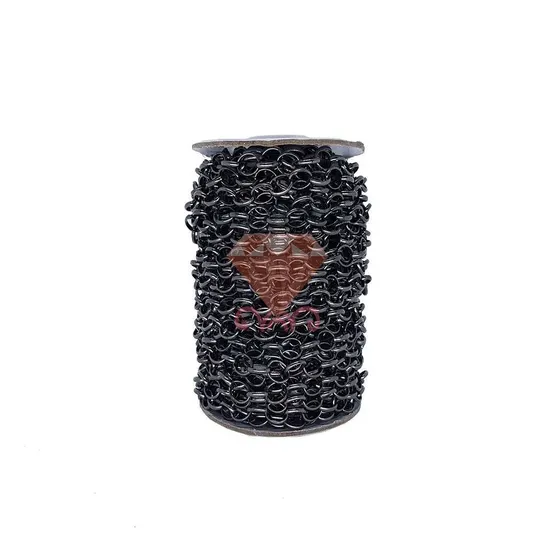 Corrente De Ferro Elo Portugues 1.6Mm Rolo Com 20 Metros