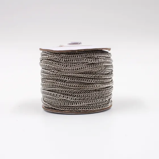 Corrente De Ferro 0.6Mm Rolo Com 25 Metros