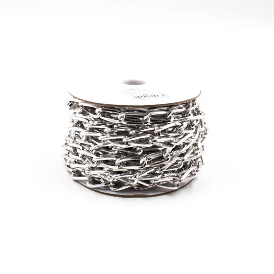 Corrente Aluminio Cartier Torcido 9X22Mm Com 10 Metros
