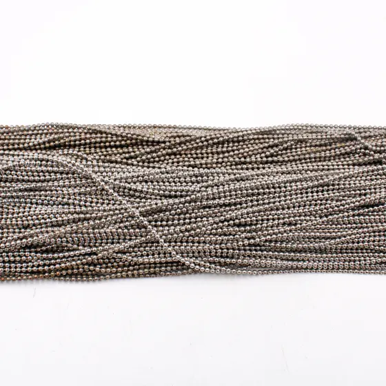 Corrente De Bolinha De Latao 1.5Mm Pct C/ 100M