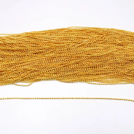 Corrente Bolinha Ferro 2,4Mm Com 100 Metros