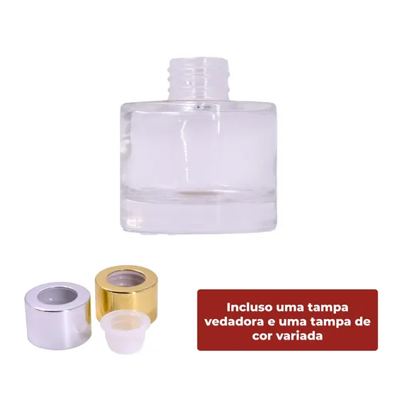Frasco Para Aromatizador R28/410 Picolo 80Ml Em Vidro