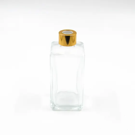 Frasco Para Aromatizador Retangular 250Ml Em Vidro