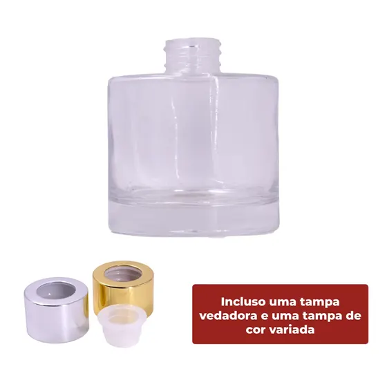 Frasco De Vidro Para Aromatizador Cilindrico
