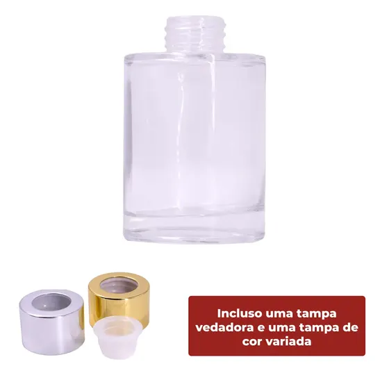 Frasco De Vidro Para Aromatizador Cilindrico