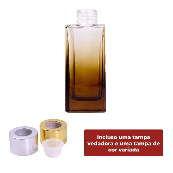 Frasco De Vidro Para Aromatizador R28/410 Retangular