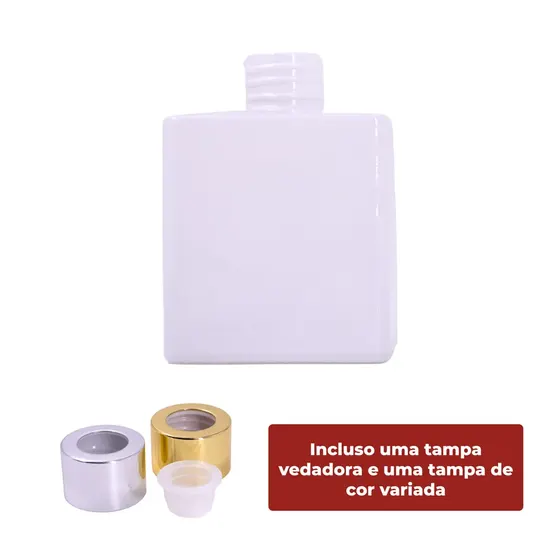 Frasco De Vidro Para Aromatizador R28/410 Quadrado